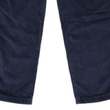 Roccobarocco Cord Trousers - 28W UK 10 Blue Cotton