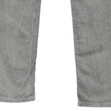 Love Moschino Cord Trousers - 32W UK 10 Grey Cotton