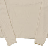 Giorgio Armani Long Sleeve Top - Large Cream Cashmere