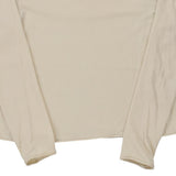 Giorgio Armani Long Sleeve Top - Large Cream Cashmere