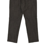 Hugo Boss Trousers - 36W 29L Brown Wool Blend