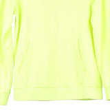 Age 13-14 Champion Spellout Hoodie - XL Green Cotton Blend