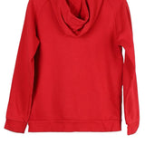 Age 13-14 Adidas Hoodie - Large Red Cotton Blend