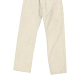 Emporio Armani Trousers - 25W UK 6 Cream Cotton