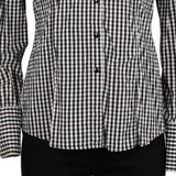 Cento By Iceberg Checked Shirt - Medium Black & White Cotton