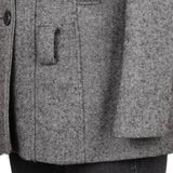 Unbranded Overcoat - Large Grey Polyester Blend