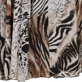 Unbranded Animal print Mini Dress - Large Brown Polyester