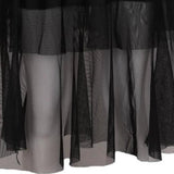 Unbranded Sheer Midi Dress - Medium Black Polyethylene Blend