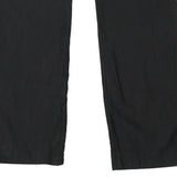 Iceberg Striped Trousers - 32W UK 10 Black Viscose Blend