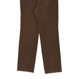 Conte Of Florence Trousers - 35W 34L Brown Cotton