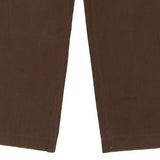 Conte Of Florence Trousers - 35W 34L Brown Cotton