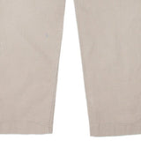 Sisley Cargo Trousers - 34W UK 14 Beige Cotton