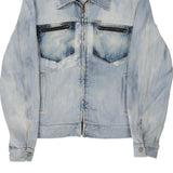 Calvin Klein Jeans Denim Jacket - Large Acid Wash Cotton