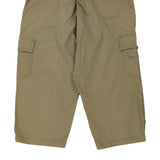 Real Men Cargo Shorts - Medium Beige Cotton Blend