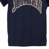 Age 10-12 Jordan Spellout T-Shirt - Medium Navy Cotton