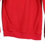 NASA Live 978 Spellout Sweatshirt - Small Red Cotton Blend