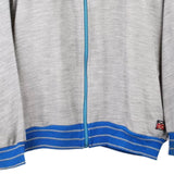 Unbranded Zip Up - XL Grey Cotton Blend