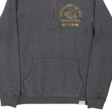 University of Iowa Hawkeyes Champion College 1/4 Zip - Small Grey Cotton Blend