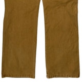 Dickies Carpenter Trousers - 34W 32L Brown Cotton