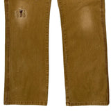 Dickies Carpenter Trousers - 34W 32L Brown Cotton