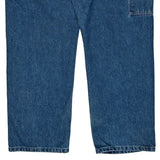Wrangler Carpenter Pants - 38W 30L Blue Cotton