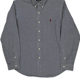 Ralph Lauren Checked Shirt - Large Blue Cotton