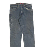 DICKIES Mens Blue Regular Straight Denim Medium W32 L34 Workwear Zip Jeans