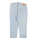 LEVI'S 710 Womens Jeans Blue Slim Skinny Denim Light W28 L30 Stretch