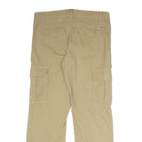 NAPAPIJRI Mens Beige Polyester Blend Regular Cargo Trousers W32 L29 Practical
