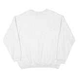 HANES Mens Light Grey Crew Neck L Cotton Blend Casual Sweatshirt Pullover