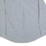 CHAPS Mens Blue & White Check Shirt XL Cotton Blend Button Down Casual