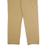 CARHARTT Mens Beige Relaxed Straight Cotton Blend Trousers W38 L32 Workwear