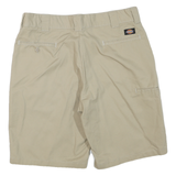DICKIES Mens Shorts Beige Casual L W38 Cotton Blend Workwear Style