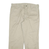 CARHARTT Mens Cotton Blend Beige Relaxed Straight Trousers W40 L32 Workwear