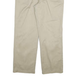 CARHARTT Mens Cotton Blend Beige Relaxed Straight Trousers W40 L32 Workwear
