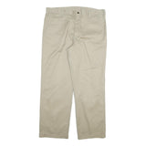 CARHARTT Mens Cotton Blend Beige Relaxed Straight Trousers W40 L32 Workwear