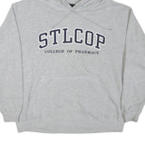 OURAY Mens Grey STLCOP College Of Pharmacy Pullover Hoodie L Casual Cotton Blend