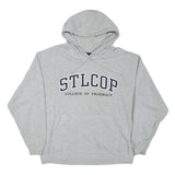 OURAY Mens Grey STLCOP College Of Pharmacy Pullover Hoodie L Casual Cotton Blend