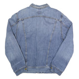 LEE Mens Blue Denim Jacket XL Cotton Button Closure Classic Casual