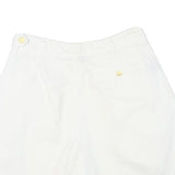 LIZ CLAIBORNE Womens White Casual Cotton Blend Shorts M W28 Relaxed Fit