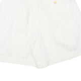 LIZ CLAIBORNE Womens White Casual Cotton Blend Shorts M W28 Relaxed Fit