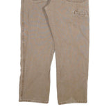 DICKIES Mens Cotton Blend Beige Regular Fit Straight Leg Trousers W38 L30