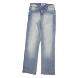 TEDDYS Womens Blue Regular Jeans Denim Medium W28 L32 Classic Zip Cotton