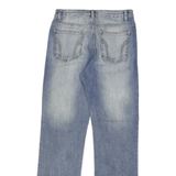 TEDDYS Womens Blue Regular Jeans Denim Medium W28 L32 Classic Zip Cotton