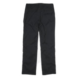 CRIVIT Womens Black Regular Fit Straight Leg Trousers W32 L31 Zip Closure