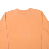 CHAMPION Mens Orange Crew Neck S Cotton Blend Casual Sweatshirt
