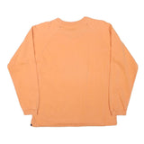 CHAMPION Mens Orange Crew Neck S Cotton Blend Casual Sweatshirt