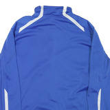 NIKE Mens Blue CJ Cheerleader Sports Jacket L Polyester Blend Zip Plain
