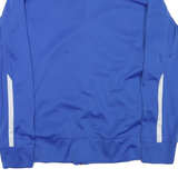 NIKE Mens Blue CJ Cheerleader Sports Jacket L Polyester Blend Zip Plain