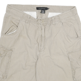 CALVIN KLEIN JEANS Mens Shorts Beige Cargo Plain 2XL W36 Cotton Comfortable